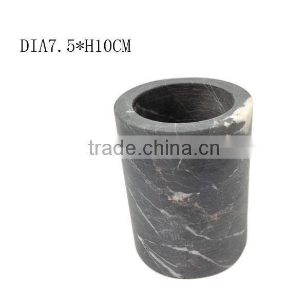 Customized decorative wooden lids for unique marble candle jars 2016 newly designed candle holder