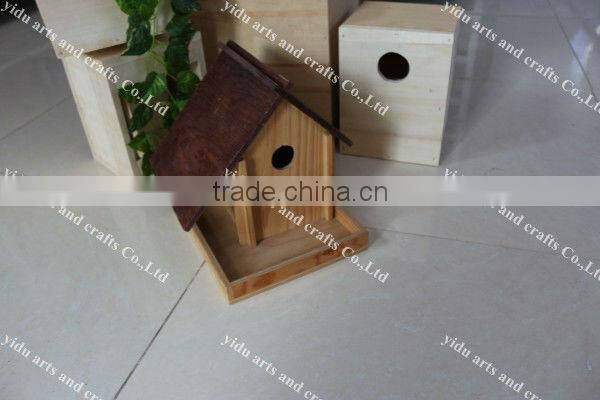 hot sale wooden craft wooden bird cage
