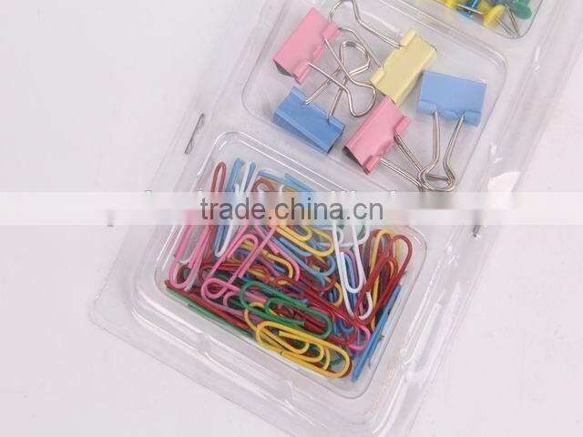 Clamp+Paper clips+Push pin/stationery set