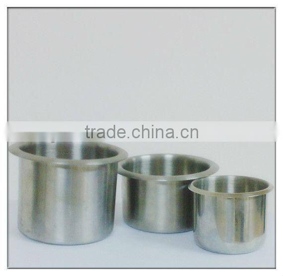 Stainless steel cup holder for sofa, cinema chair, theater set, hot tub,car