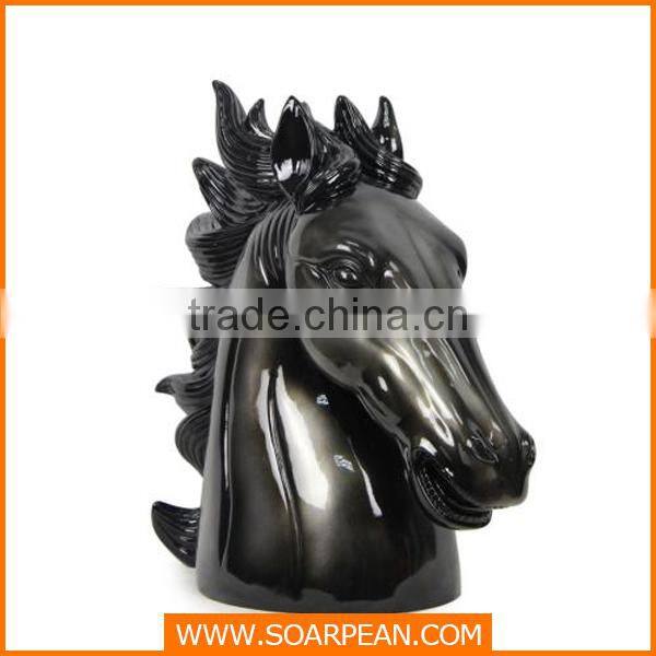 Customized Decoration Elegant Vivid Horse Head Sculpture