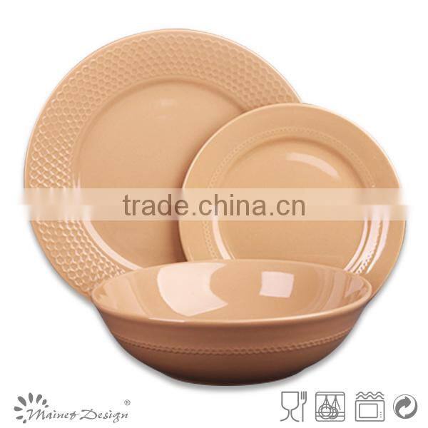 2015 new monochrome high quality ceramic arcopla dinner set