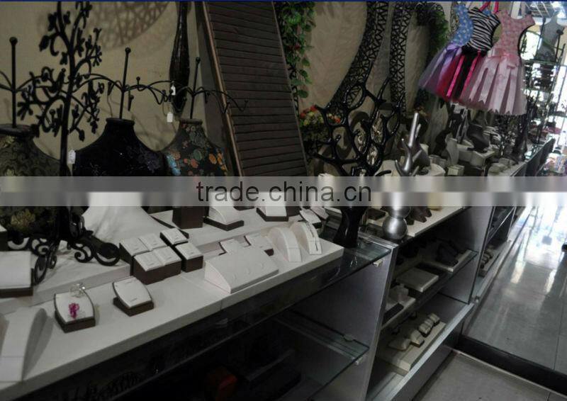 Black Velvet Jewelry Display Stand Ring Tray Necklace Tray