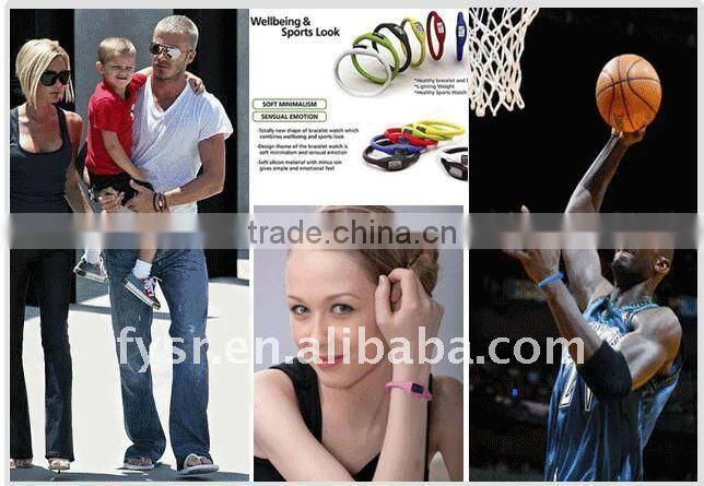 silicone ion sports watch silicone strap super thin silicone watch