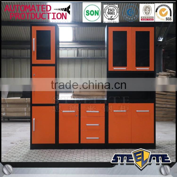 Luoyang steelite metal kitchen almirah designs steel cupboard