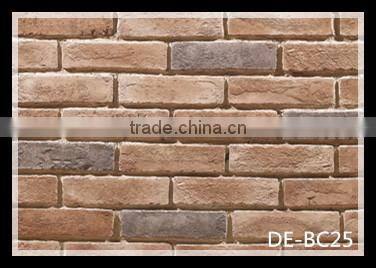 High quality light weight red villa bricks wholesale, thin stone veneer bricks