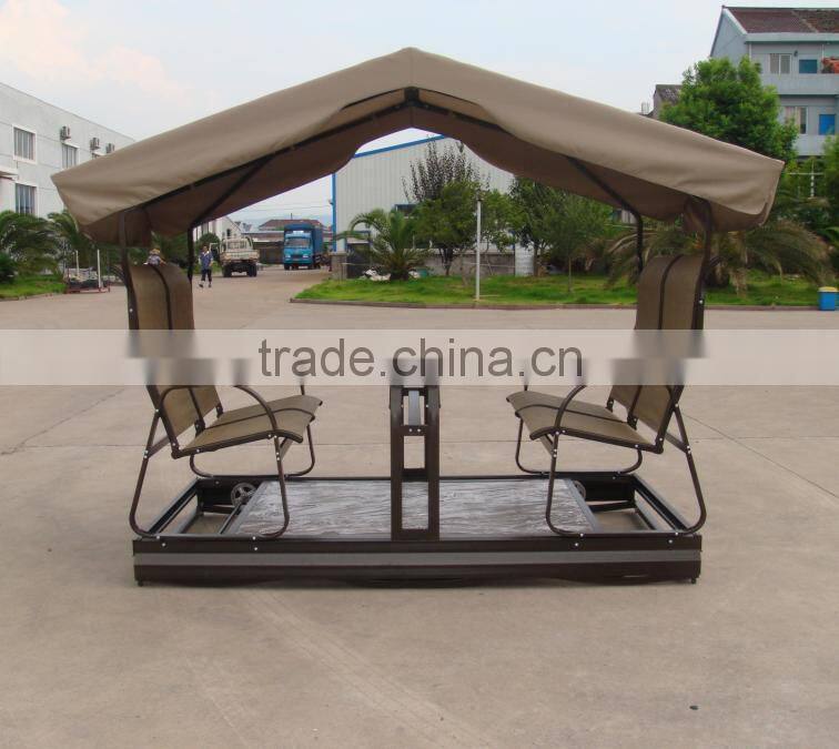 Four seat rocking swing chair