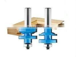 solide carbide high quality stile and rail router bit set,woodworking cutter