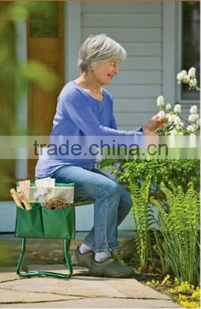 New Foldable Metal garden kneeler/garden seat stool/ knee stool for gardening, home&garden use folding garden stool