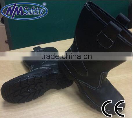 NMSAFETY CE certification high heel factory working use shoes
