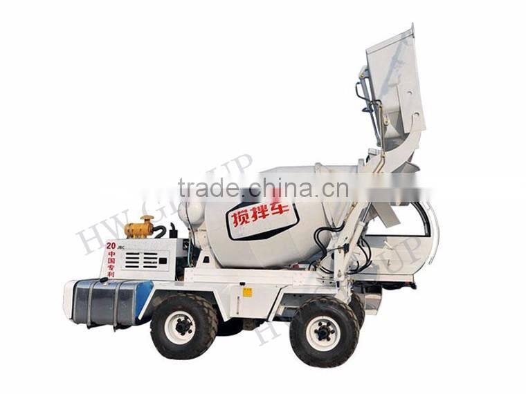 China famous brand manufacture 270 degree self loading concrete mixer truck with good price