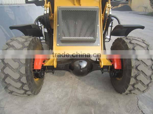 EPA3 EPA4 Engine ZL16F HZM916 1.6ton wheel loader with Skip Steer Loader Quick Hitch