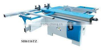 wood cutting panel saw SH6116TZ with Length of Alu. Sliding table 1600mm and Tiling saw blade 0-45degree