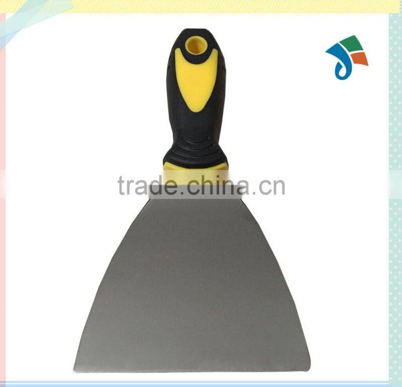 Stainless steel scraper TPR handle putty knife mirror finish