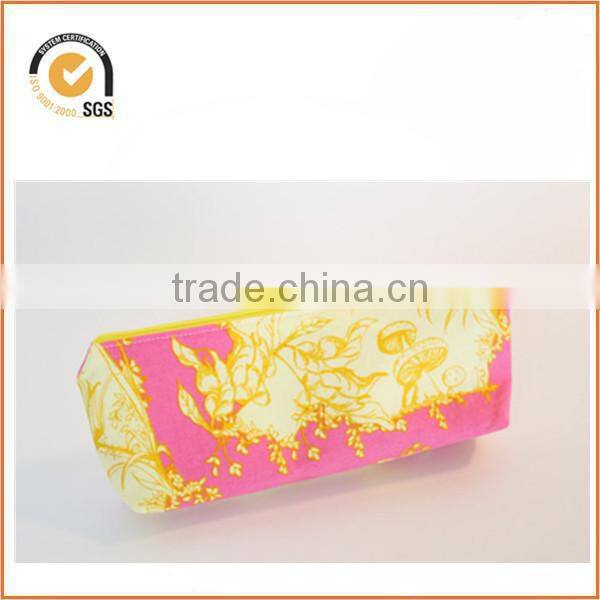 Spring Fox Zippered Pouch / Zipper Bag with Spring Woodland Animals / Cute Camera Bag By Chiqun Dongguan CQ-H03008