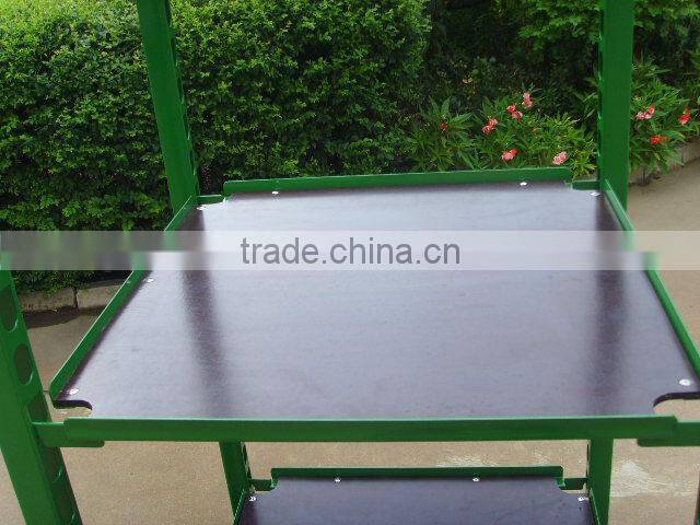 Danish Flower Trolley ,Plants Trolley, Steel Rolling Trolley Tool cart