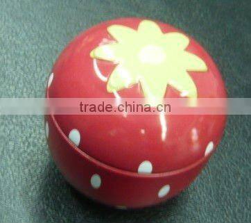 Strawberry Shaped Tin Box, Candle Tin