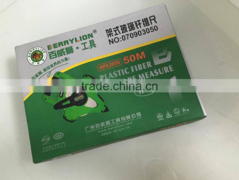 Berrylion 30M 50meter Plastic Fiber Measuring Tapes High Quality Measurig Tape