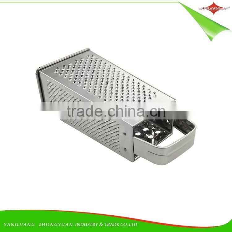 ZY-N5005 boxed grater 4 sides grater full stainless steel grater