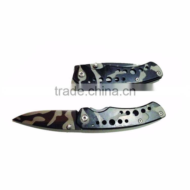Multi-function best hunting jungle knife with camouflage coating