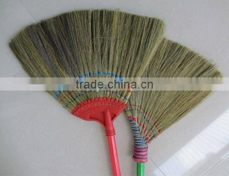 hot sale india grass broom with handle