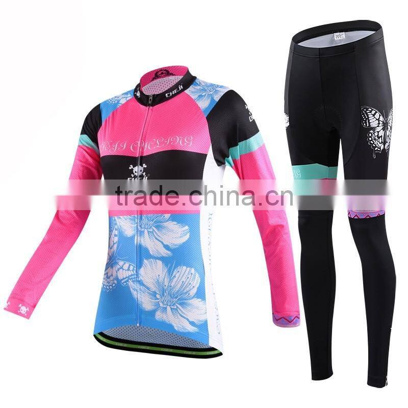 OEM service women printing cycling jerseys factory