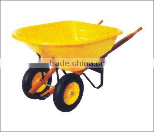 WHEEL BARROW WH8802 DUAL WHEEL PLASTIC PPNILON WHEELBARROWS