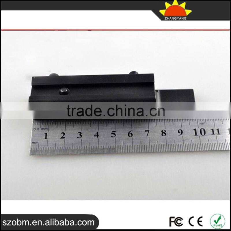 D0012 21mm Aluminum Alloy Tactical Flashlight Scope Mount Rail Weaver