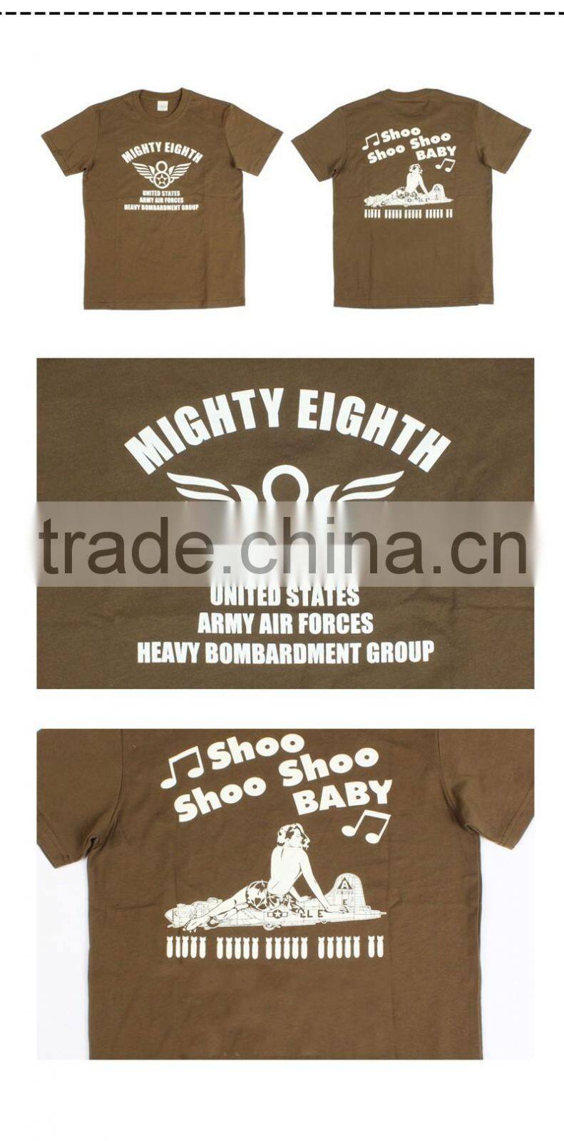 Colorful Men Customized Logo Loose style Summer T-shirt