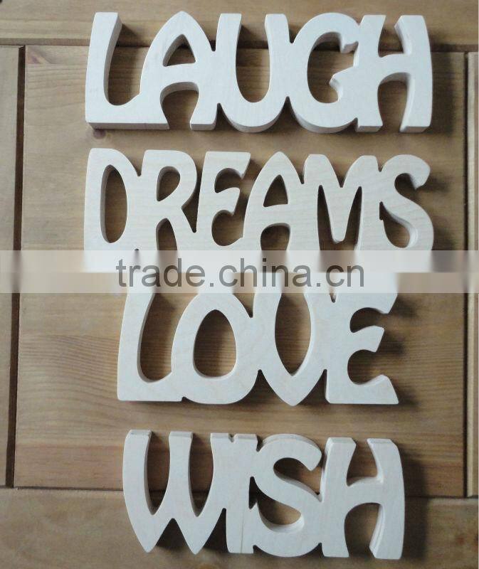 custom printing love wooden letters