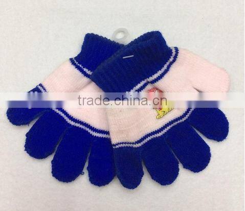 2014 Cute knitted Kids winter glove