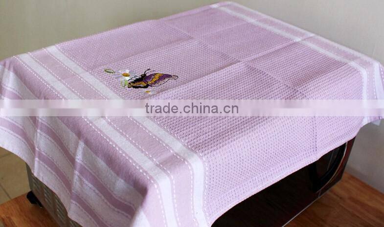 hotel restaurant victualing house , dining room 100% cotton waffle embroidery dish towels