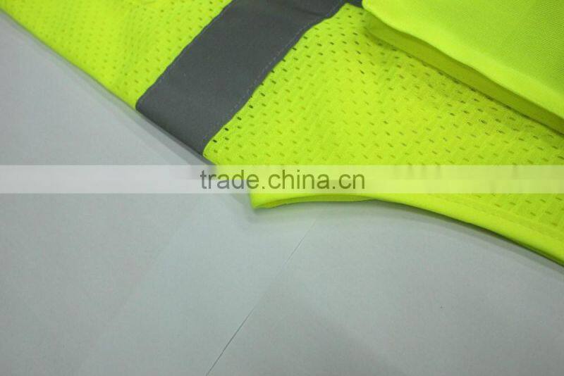 Fluorescent Yellow Environmental protection manufacturer Reflective Safety Clothing