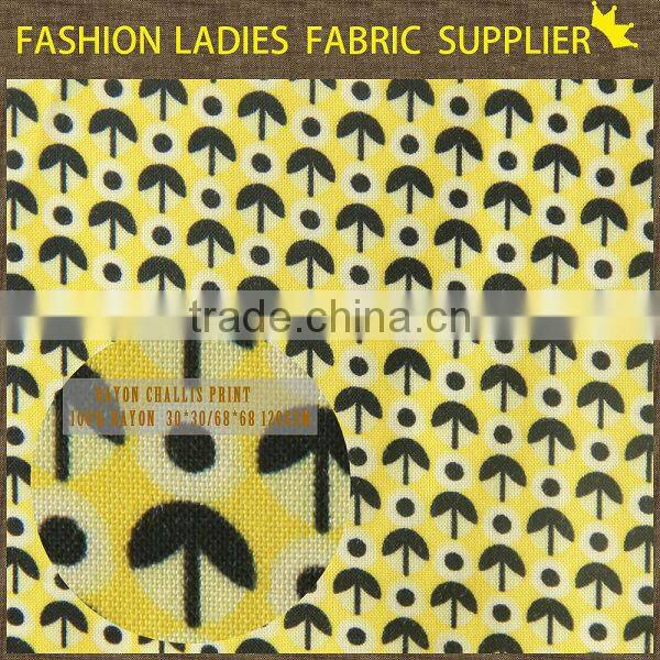 shaoxing cichengtex printed rayon fabric and wholesale 100% rayon fabric