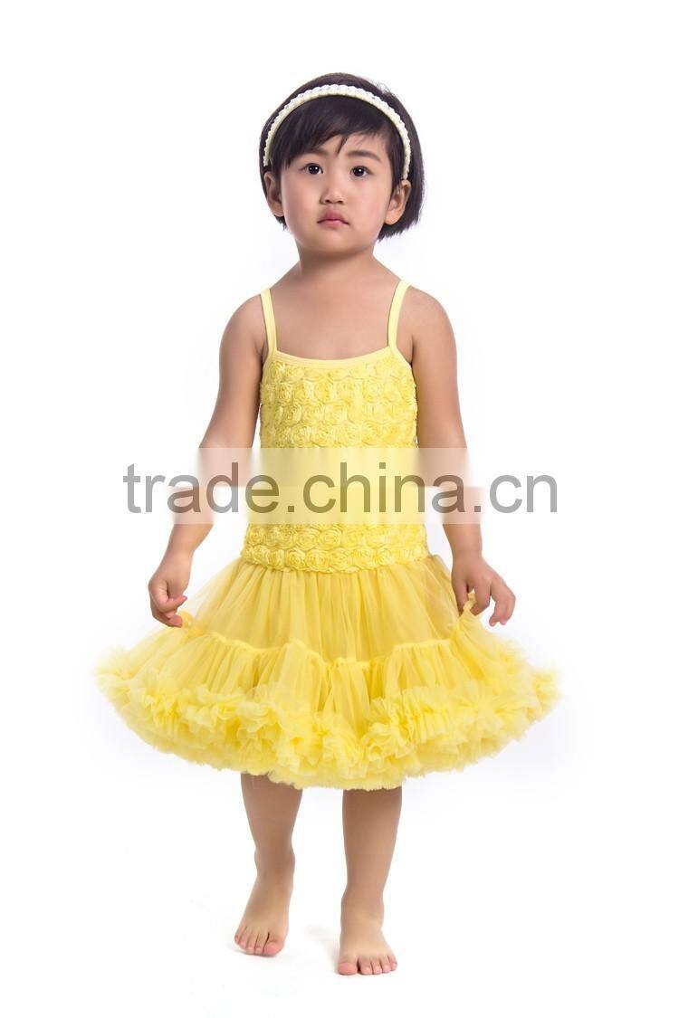 Hot children plain pure color dress for 2-7 year old little girl dress baby child dress wholesale