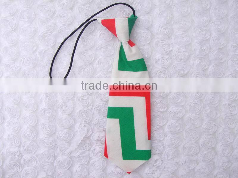 Small red white striped ties ,stylish Convenient Tie for Kids boy
