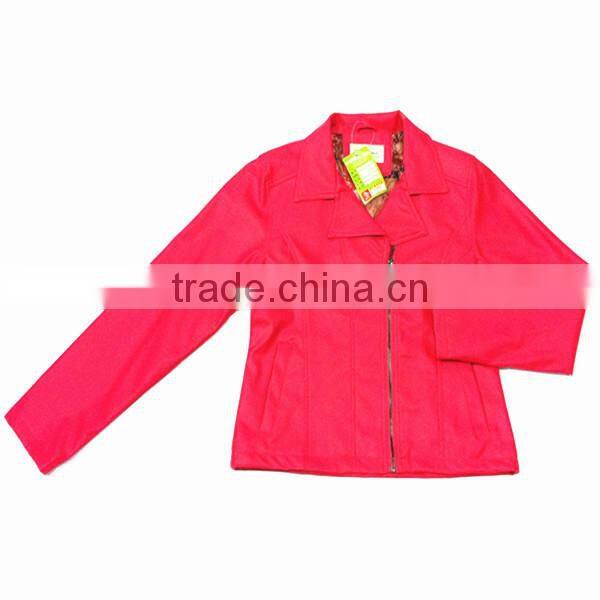 2015 Hot Sale Women Lamb Nappa Leather Jacket