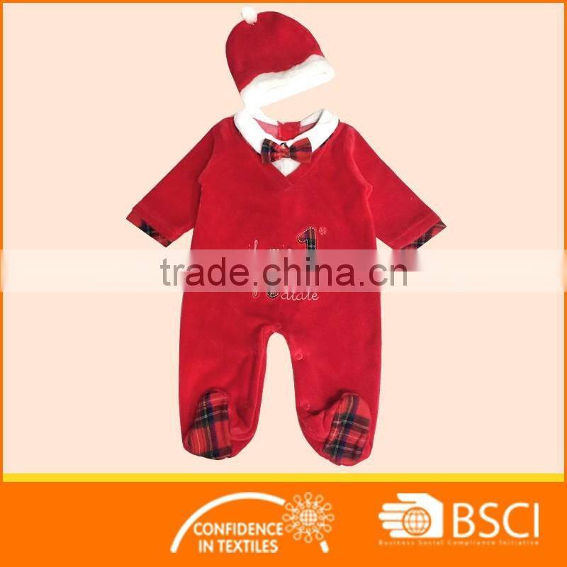 baby gifted hat and tie romper stocklot