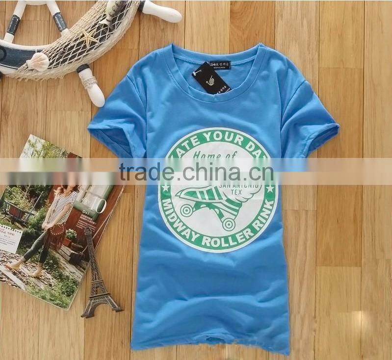 printing slim lady's t-shirt differden style for different people enjoy yourself