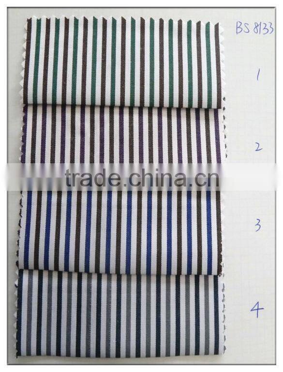 BS8133 Positioning Design Stripe Shirt Fabric for Men