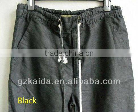Casual Cotton and linen pants for man