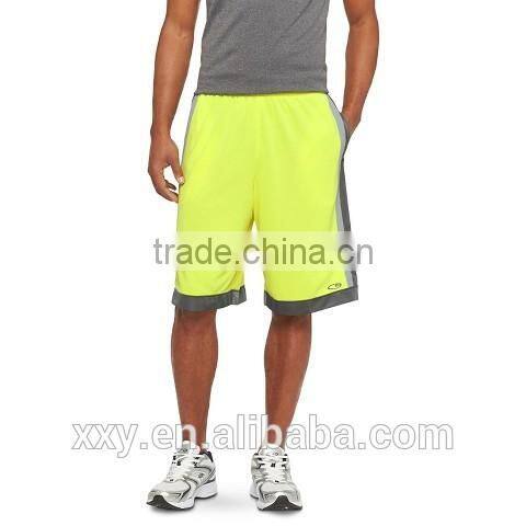 Promotion men's cheap customized basketball shorts with pockets