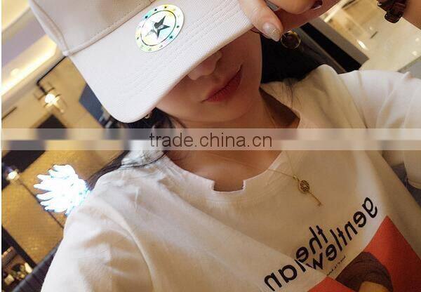 In the summer of 2017 with ladies letters printing short sleeve T-shirt female loose thin joker