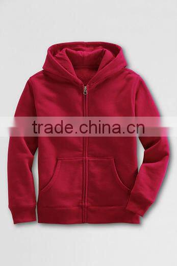 BOYS ZIPPER HOOD WITH KANGAROO POCKETS