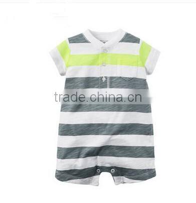2016 new fashion design carters Babies Costume stripe animal Printing Baby Girl Clothes Rompers from Guangzhou OEM manufaturers