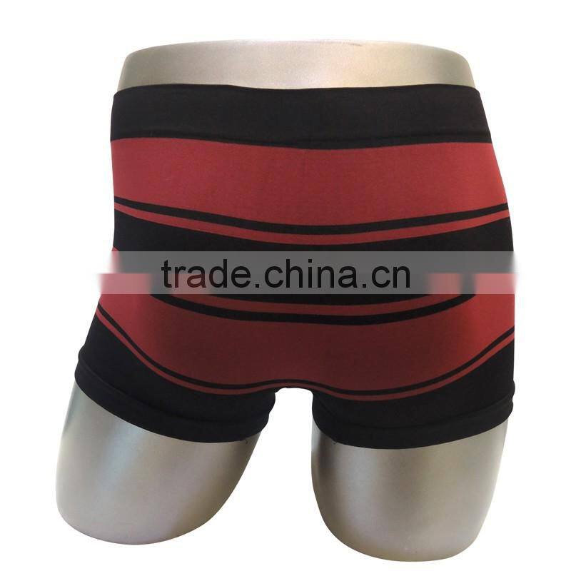 Black and red seamless underpanties male lingerie hot underwear mens boxers