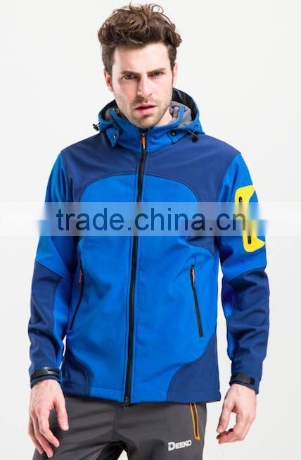 Instocked oem Softshell fleece jacket windbreaker outdoor nice design hiking jacket fishing jacket