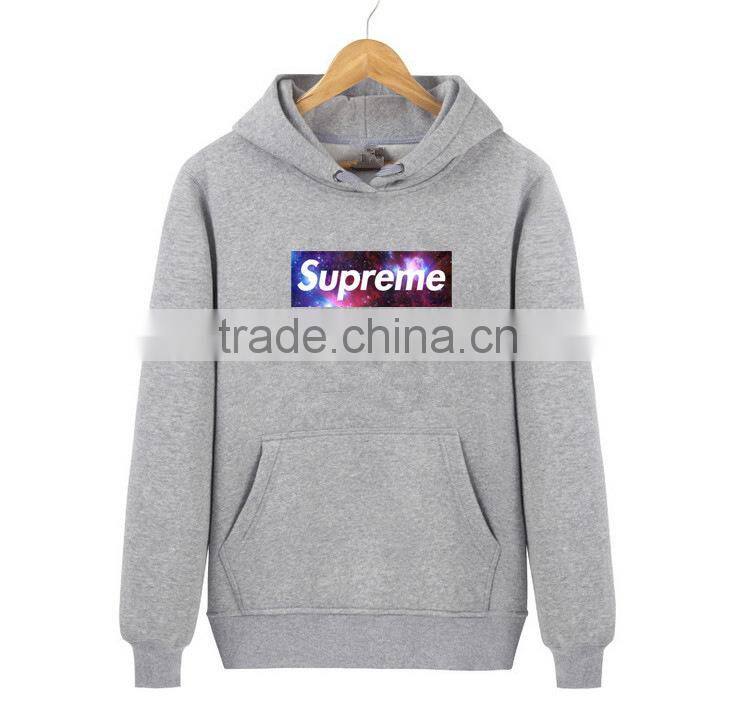 Top sale plain 100% cotton print hoodies