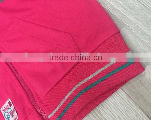 Latest fashion sweet kids' boutique casual sports suit