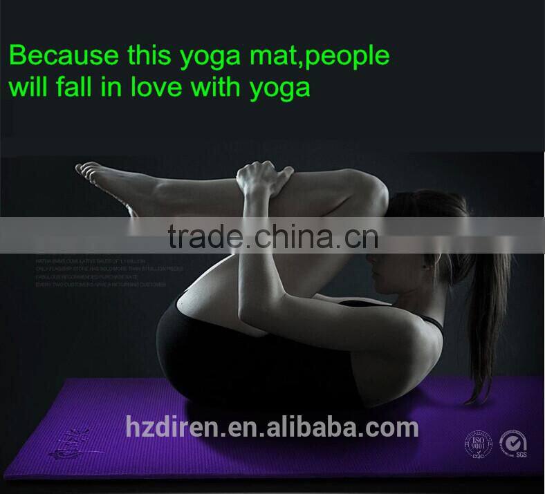 Eco-friendly Anti-Slip Yoga Mat,PVC Foma yogamatte and pilates mat